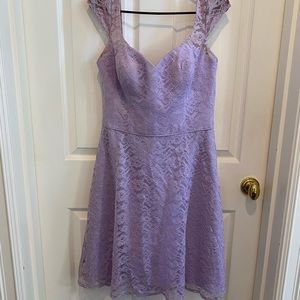 Re posh- Wtoo Violet lace fully lined dress